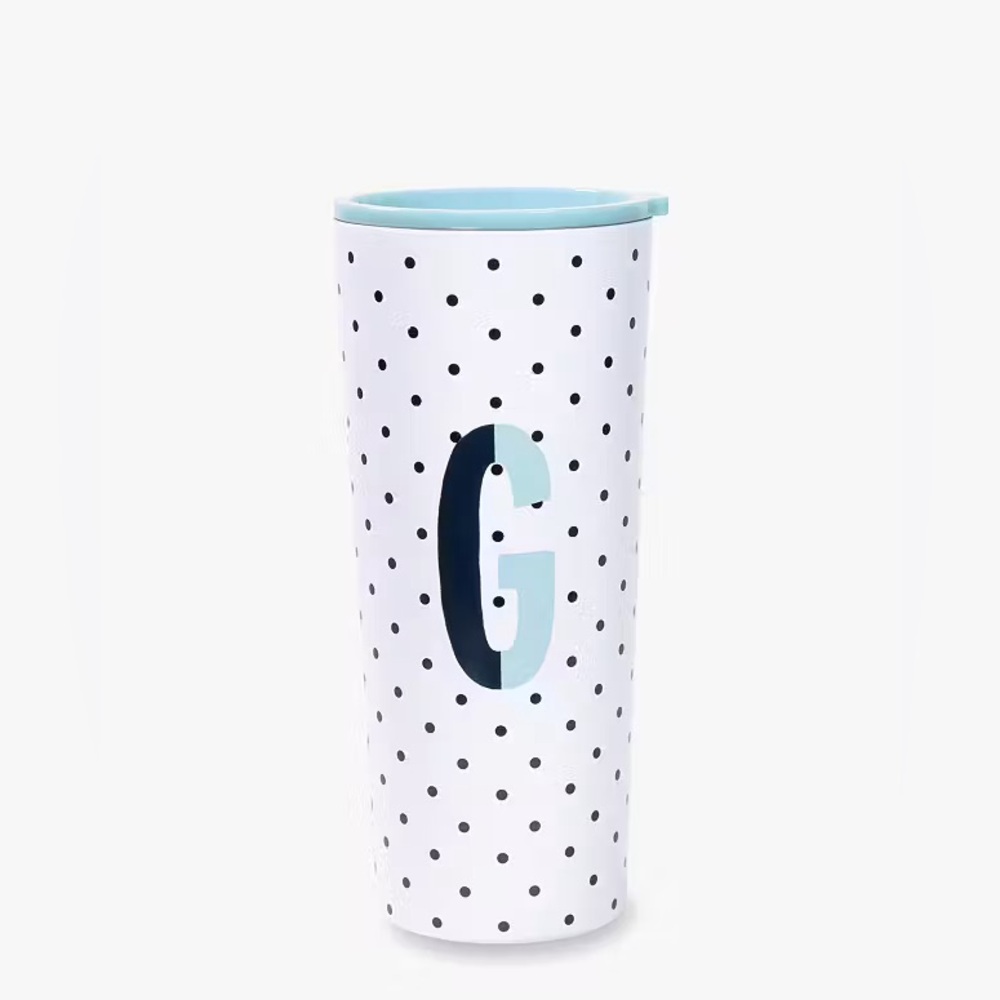 Kate Spade G Sparks Of Joy Stainless Steel Tumbler